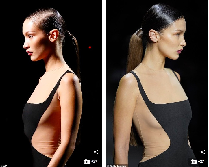 Không nội y catwalk, Bella Hadid khoe đường cong tuyệt mỹ 'thôi miên' người nhìn ảnh 3