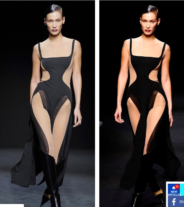 Không nội y catwalk, Bella Hadid khoe đường cong tuyệt mỹ 'thôi miên' người nhìn ảnh 2