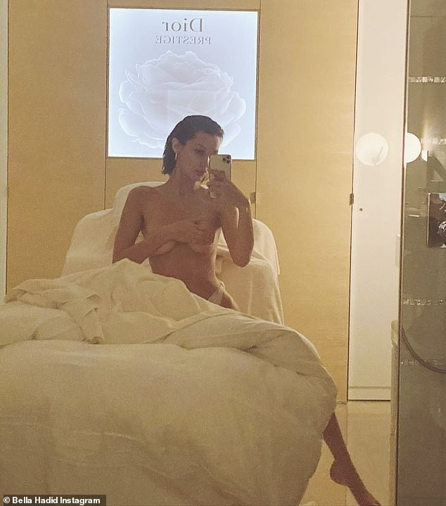 Không nội y catwalk, Bella Hadid khoe đường cong tuyệt mỹ 'thôi miên' người nhìn ảnh 6