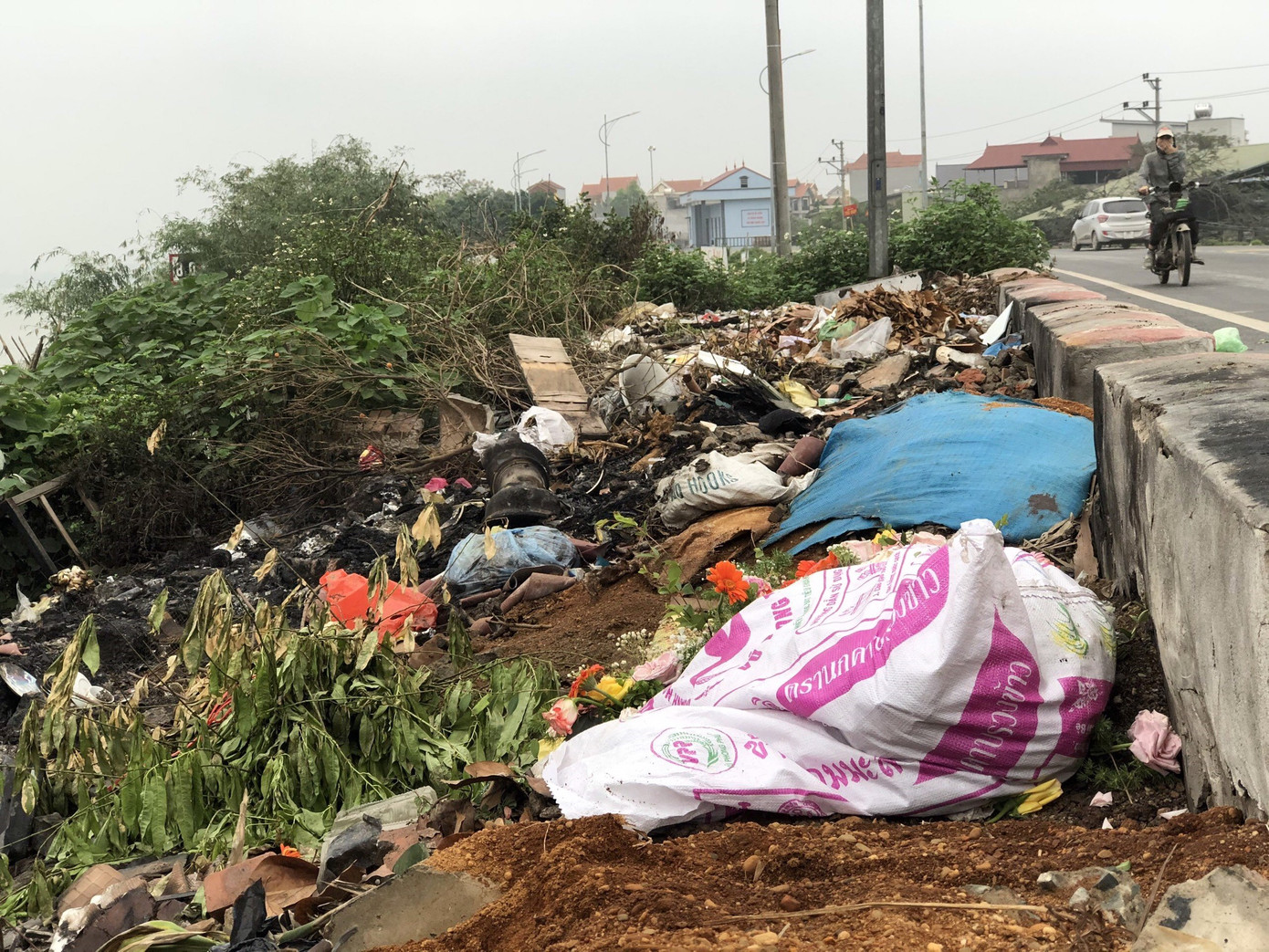 Bãi rác tự phát tràn lan, người dân khốn khổ 'sống chung' với mùi hôi thối ảnh 1