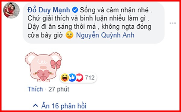 Phản ứng của cầu thủ Duy Mạnh trước những tin đồn về mâu thuẫn gia đình? ảnh 6