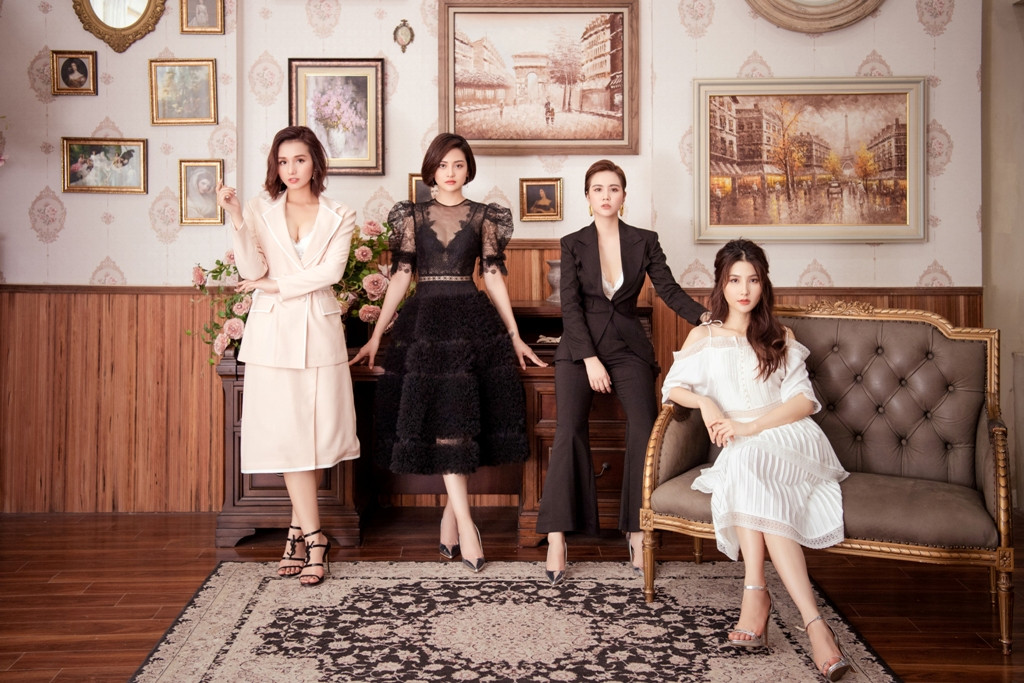 Bộ tứ mỹ nhân 'Tình yêu và tham vọng' khoe vóc dáng nuột nà, gợi cảm ảnh 3