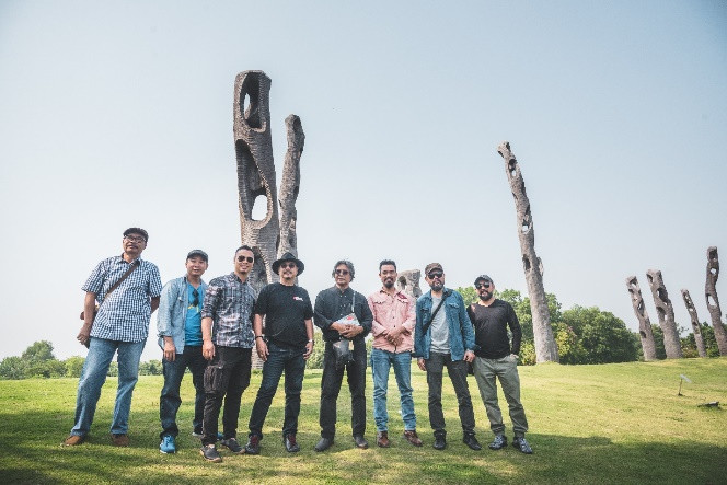 Đoàn nghệ sĩ châu Á ngỡ ngàng với Triển lãm nghệ thuật độc đáo tại Đại Lải ảnh 4