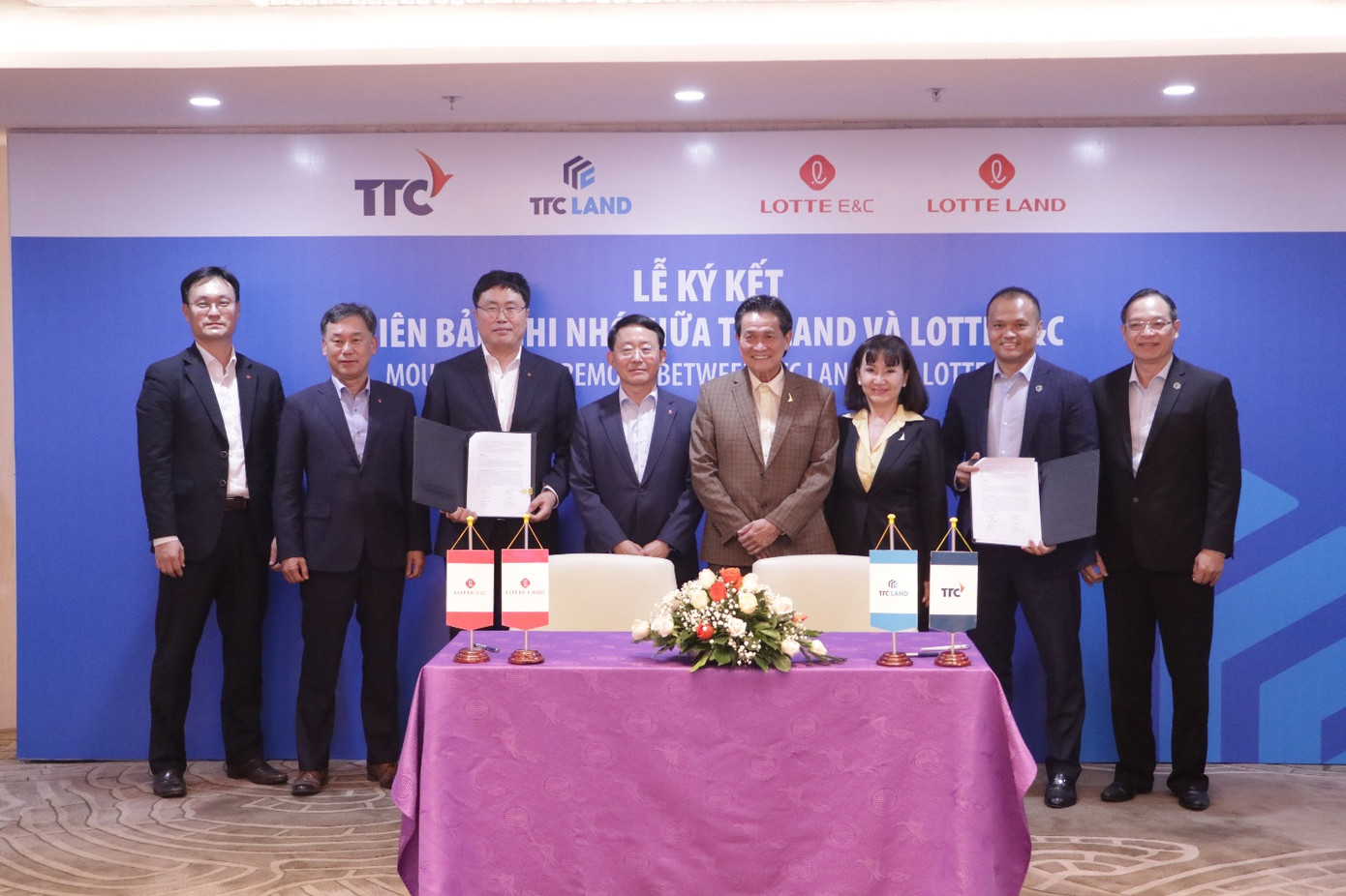 Lotte E&C sẽ đầu tư 100 triệu USD cùng TTC Land phát triển dự án ảnh 1