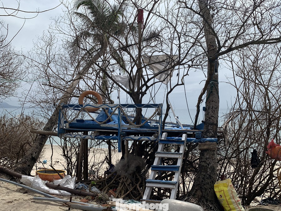 Những 'ngôi nhà cổ tích' ở đảo Lý Sơn hoang tàn sau bão ảnh 3