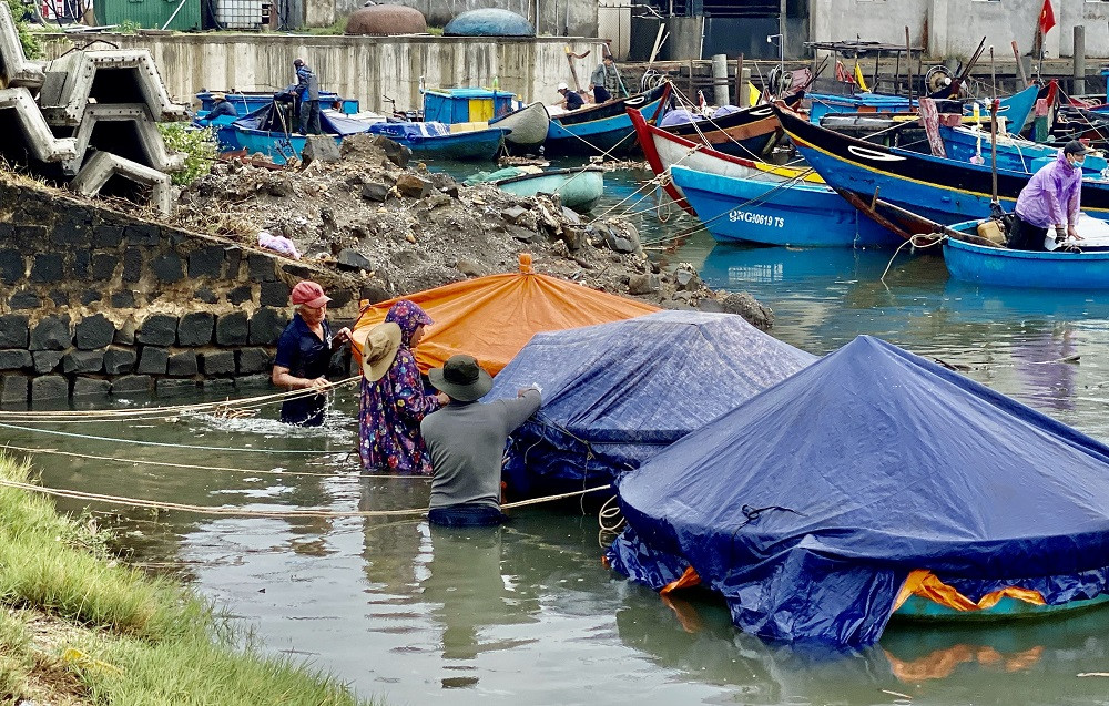 Hàng trăm du khách vội vã rời đảo Lý Sơn để tránh bão số 5 ảnh 5