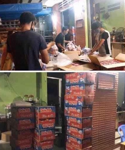 Chia sẻ chống dịch COVID-19: Phát cơm miễn phí, hỗ trợ tiền người bán vé số ảnh 4