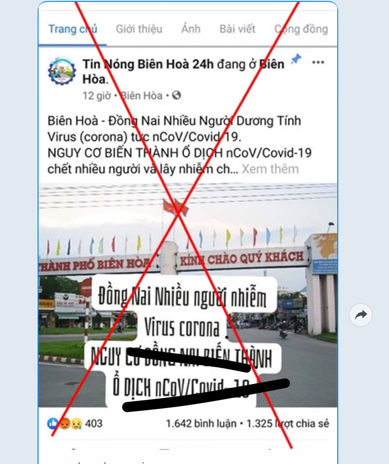 Lộ diện người tung tin giả về dịch Covid-19 ở Đồng Nai ảnh 1