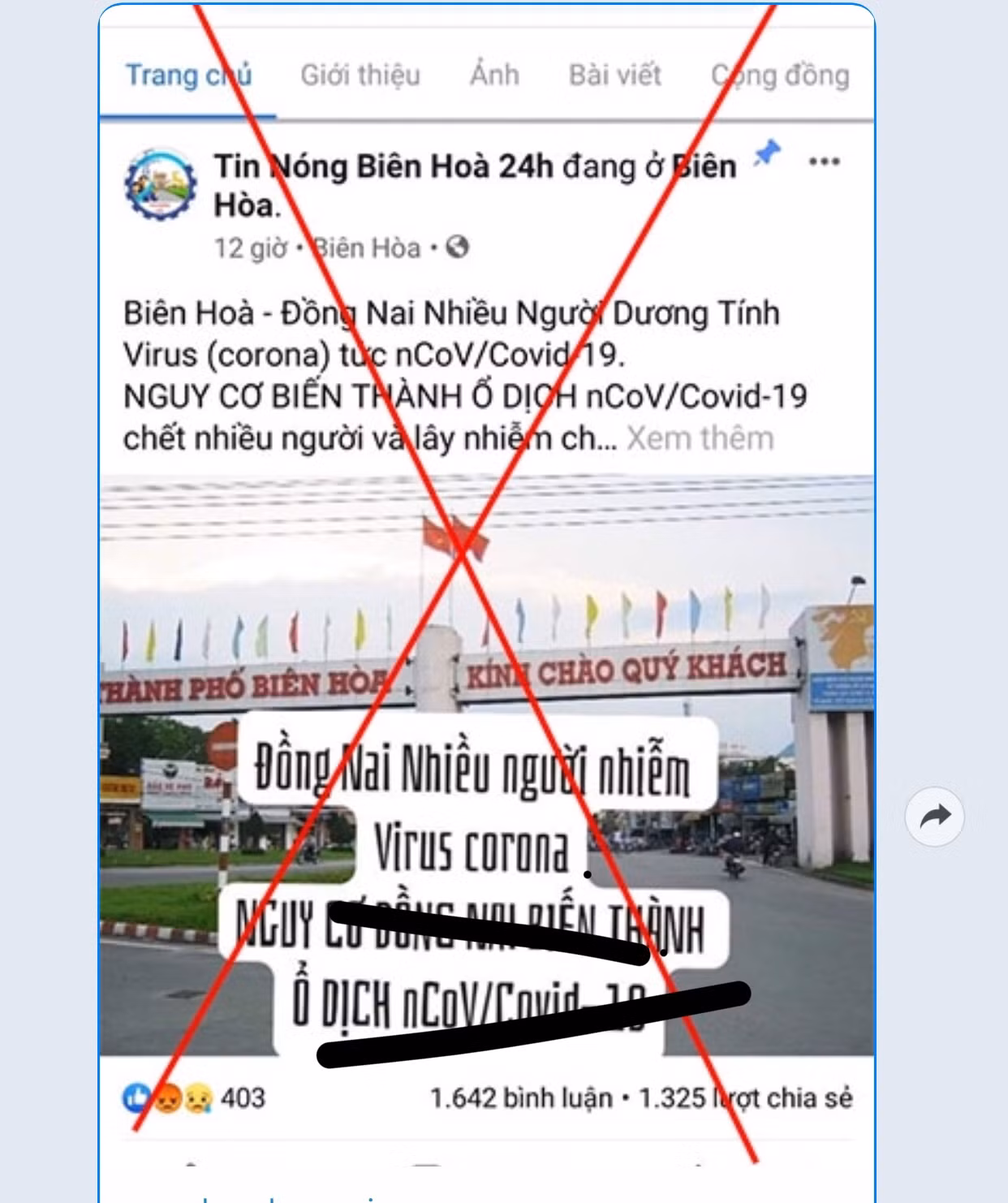 Lộ diện người tung tin giả về dịch Covid-19 ở Đồng Nai ảnh 1