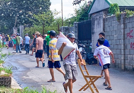 Cháy kho hàng, hàng chục hộ dân sơ tán ảnh 2