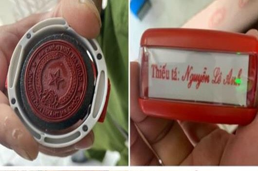 Bắt chủ tiệm photocopy chuyên làm giả giấy tờ chữ ký lãnh đạo UBND, công an ảnh 1