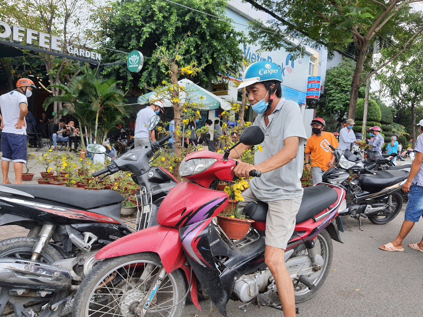 TPHCM: Chợ hoa Hồ Thị Kỷ 'xả hàng' kéo khách ảnh 20