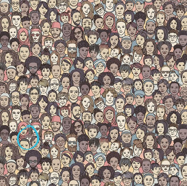 ‘Trò chơi hack não’: 4 giây để tìm thấy con mèo trốn trong đám đông ảnh 4