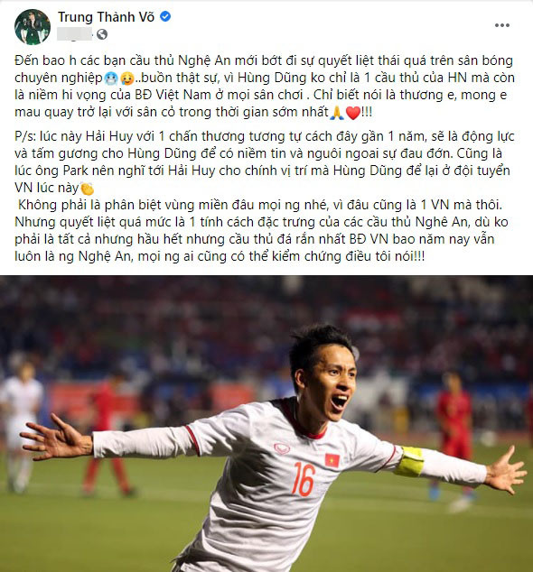 MC Thành Trung bị tố phân biệt vùng miền khi nói về vụ Hùng Dũng bị chấn thương ảnh 1