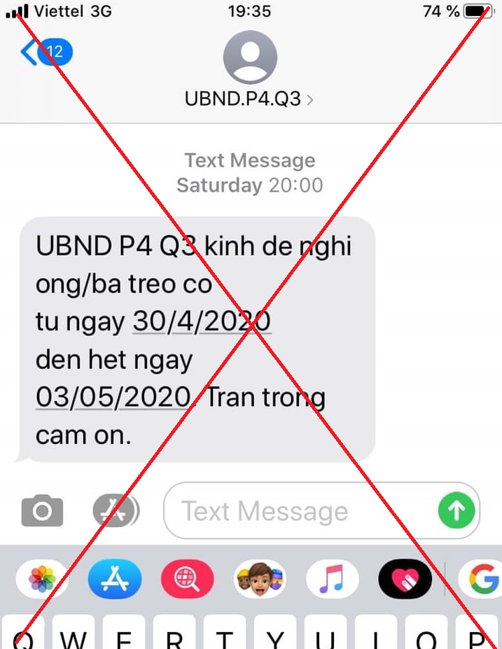 Đề nghị điều tra thông tin xuyên tạc về việc treo cờ dịp lễ 30/4 ảnh 1