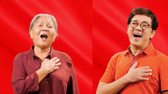 Thủ môn Bùi Tiến Dũng hát 'Niềm tin chiến thắng' cùng Mr Đàm, Noo Phước Thịnh ảnh 1