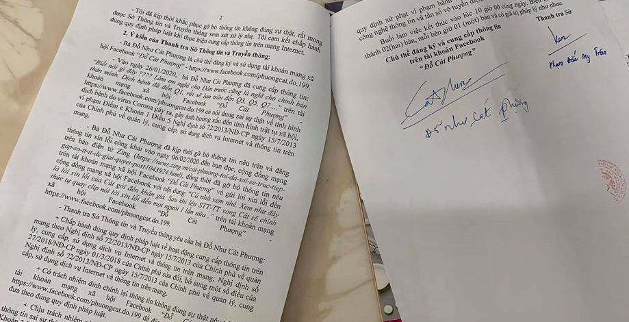 Làm việc với sở TT&TT, Cát Phượng thừa nhận nói sai về corona và xin lỗi ảnh 3