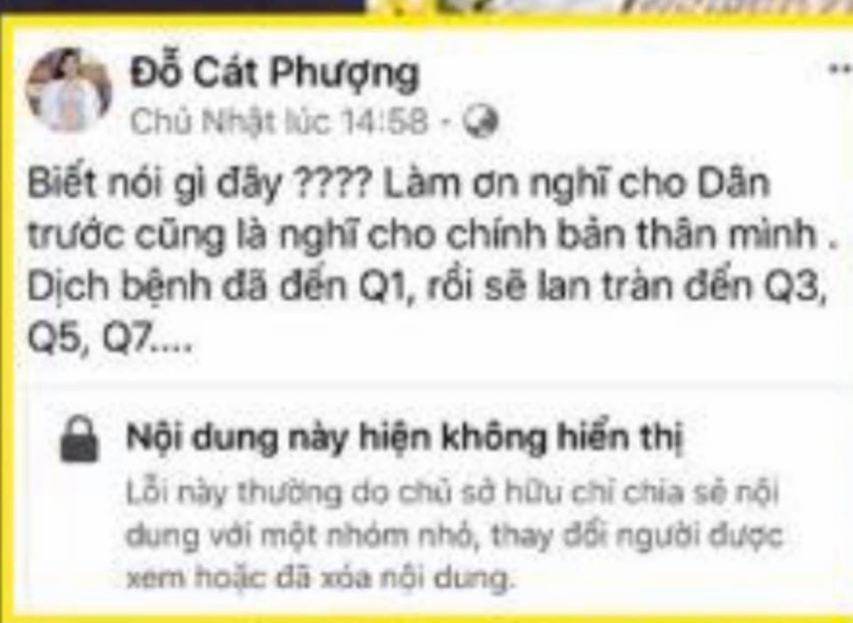 Làm việc với sở TT&TT, Cát Phượng thừa nhận nói sai về corona và xin lỗi ảnh 2