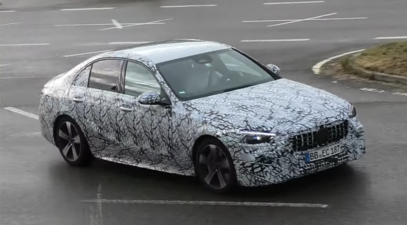 Rò rỉ ảnh chạy thử của Mercedes-Benz C-Class thế hệ mới ảnh 4