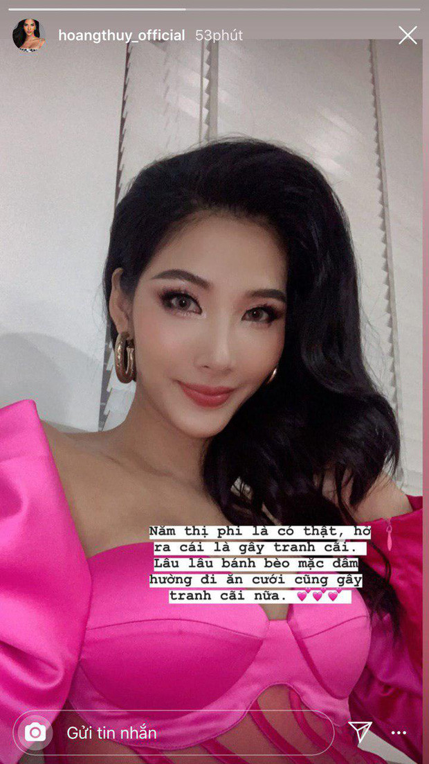 Dù đã thanh minh về bộ đầm hồng trong đám cưới, Hoàng Thùy vẫn bị trừ điểm ảnh 6