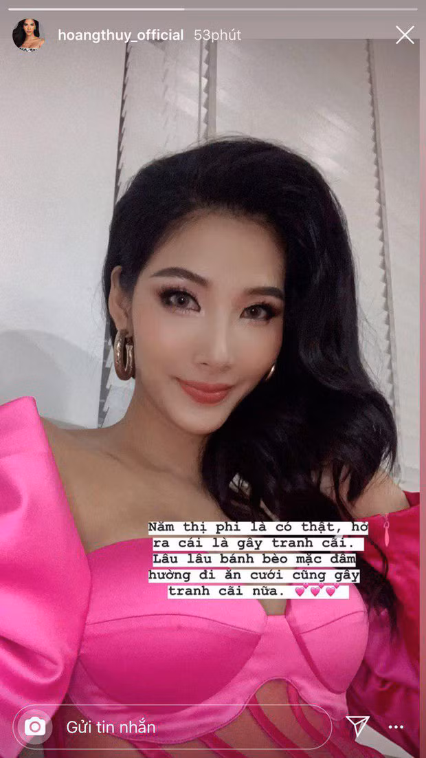 Dù đã thanh minh về bộ đầm hồng trong đám cưới, Hoàng Thùy vẫn bị trừ điểm ảnh 6