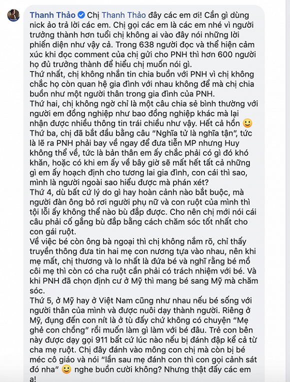 Bị chỉ trích vì khuyên bảo bạn trai cũ của Mai Phương, Thanh Thảo đáp trả gay gắt ảnh 3