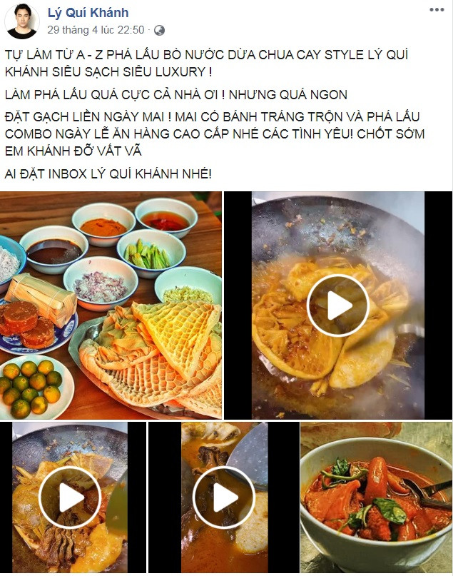 Hết bị tố đồ ăn không ngon, Lý Quí Khánh lại bị phát hiện “chôm” ảnh trên mạng ảnh 4