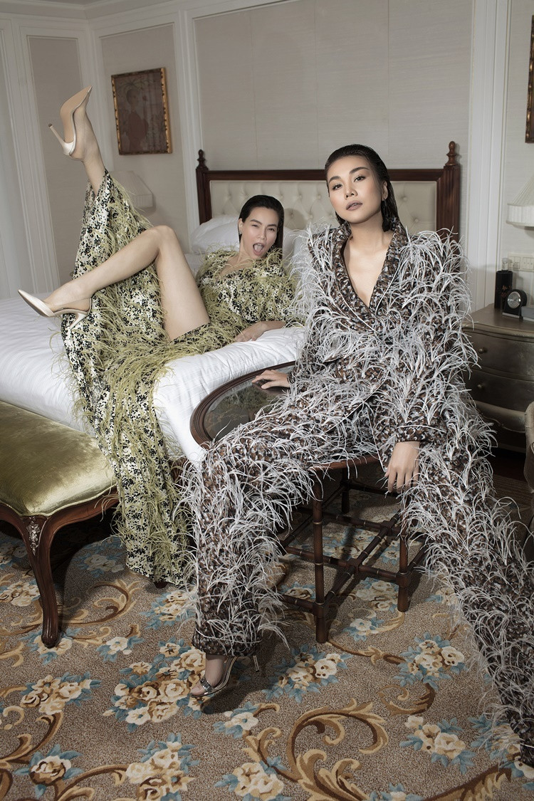 Hà Hồ mang bụng bầu chụp ảnh thời trang cho tạp chí danh giá Vogue (Pháp) ảnh 4