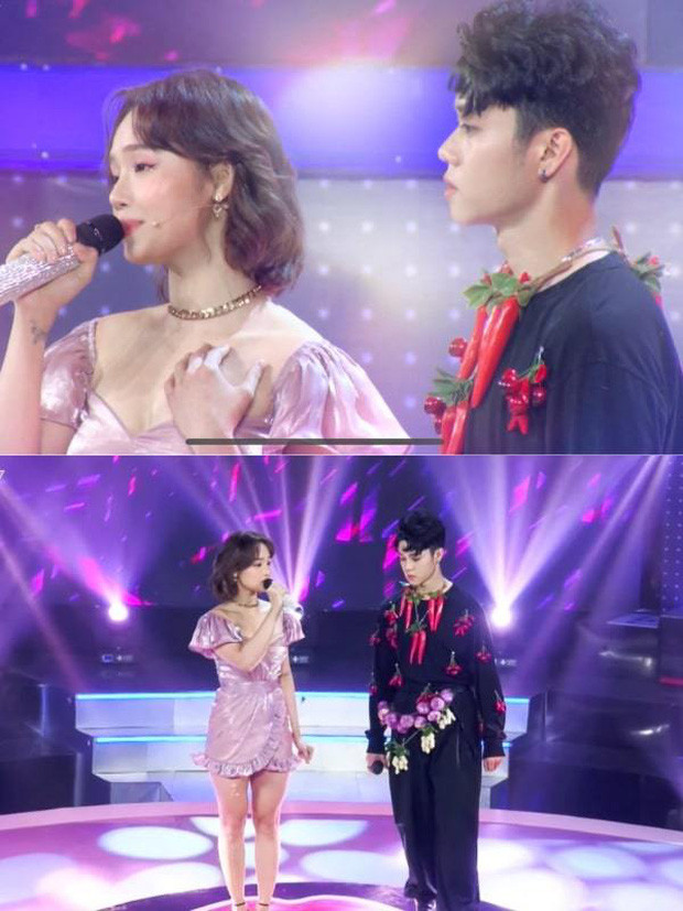 Mặc váy ngắn khoe vóc dáng, Miu Lê suýt “lộ hàng” trên sóng truyền hình ảnh 6