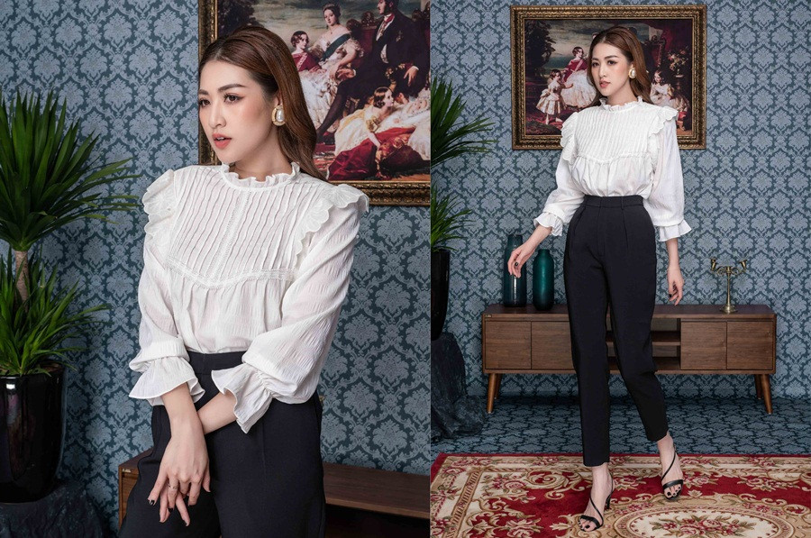 “Gái một con” Tú Anh khoe chân dài dáng chuẩn trong những bộ váy hoa hồng ảnh 10