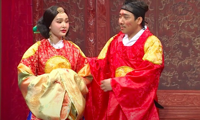 Đến Trấn Thành cũng phải bật cười trước sự ngây ngô của “cung nữ” Hiền Hồ ảnh 2