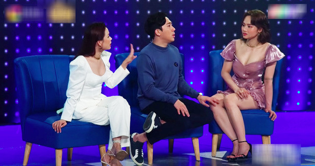 Mặc váy ngắn khoe vóc dáng, Miu Lê suýt “lộ hàng” trên sóng truyền hình ảnh 9