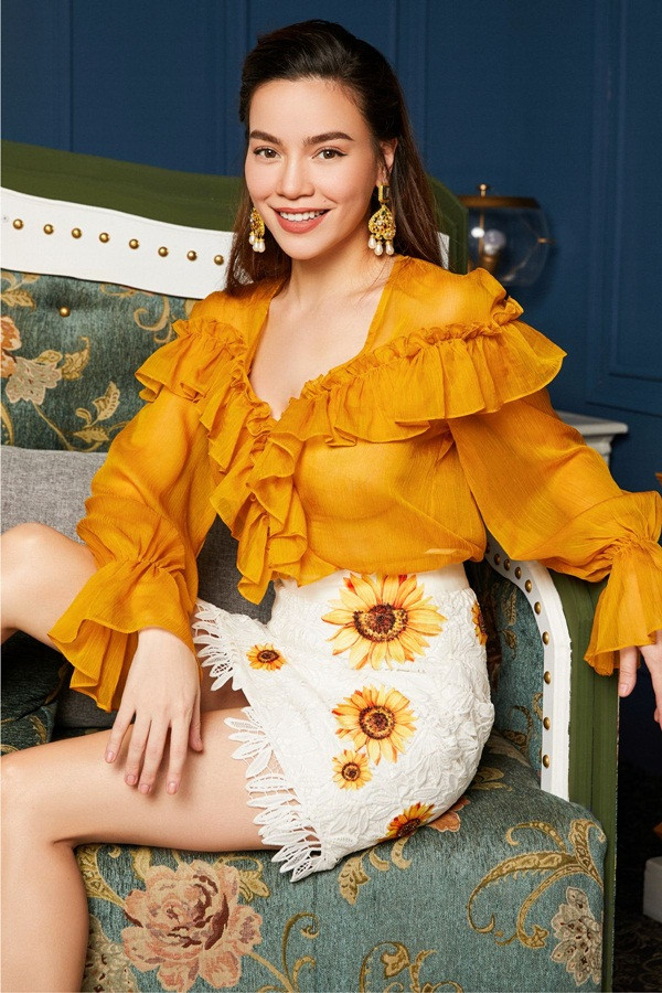 Khó mà nhận ra Hồ Ngọc Hà đang mang bầu khi cô vẫn thon thả xinh đẹp như thế này ảnh 5