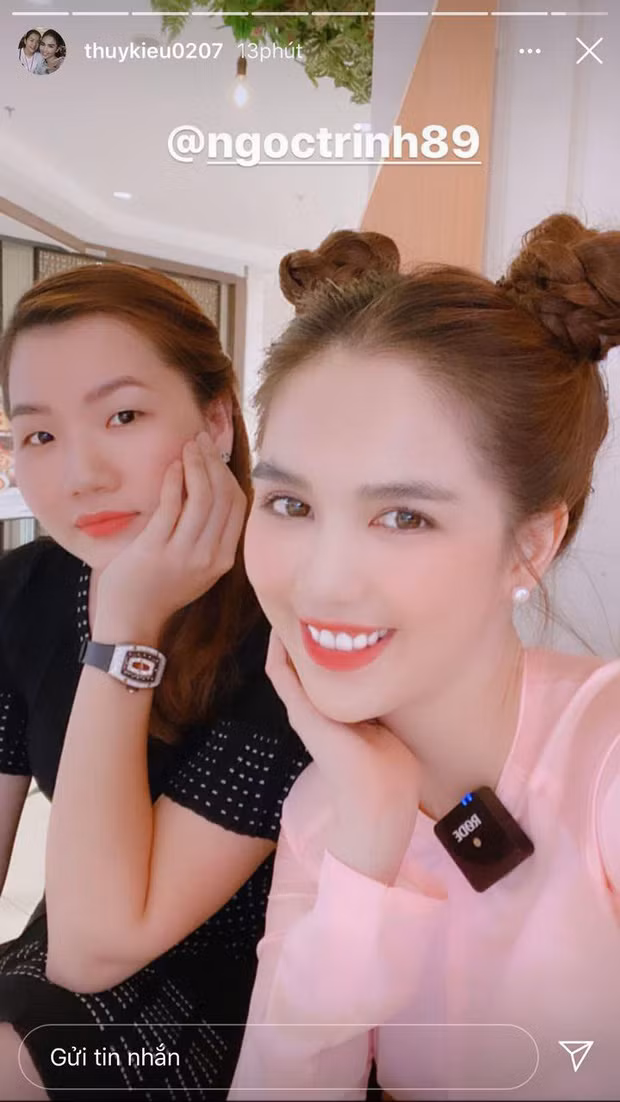 Còn ai sướng hơn trợ lý của Ngọc Trinh: Mặc đồ hiệu, đeo hẳn đồng hồ 4 tỷ đồng ảnh 4