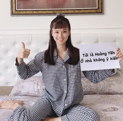 Ngắm sao Việt mặc đồ ngủ trong những ngày ở nhà cách ly xã hội chống COVID-19 ảnh 2