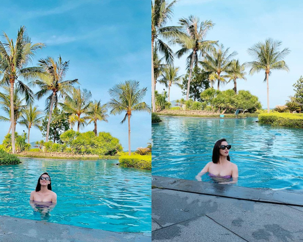 Ngực "khủng", Lã Thanh Huyền bị hiểu lầm là "quên" mặc đồ bơi ảnh 6