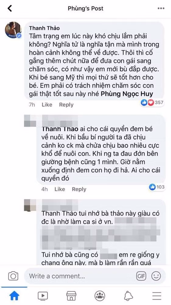 Khuyên Phùng Ngọc Huy đưa con gái của Mai Phương sang Mỹ, Thanh Thảo bị chỉ trích ảnh 3