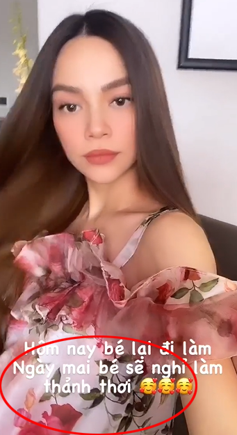 Mải tạo dáng khi livestream, Hồ Ngọc Hà lộ bụng bầu khá lớn trước ống kính ảnh 3