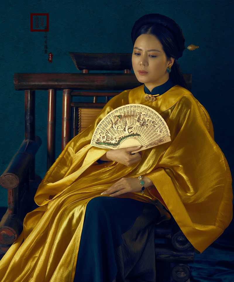 Đinh Hiền Anh hóa mỹ nhân thời xưa đẹp mơ màng trong bộ ảnh đón tuổi mới ảnh 3