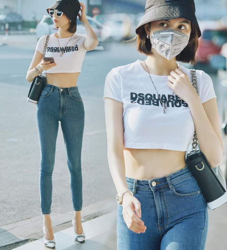 Học ngay sao Việt các tuyệt chiêu phối đồ để đeo khẩu trang mà vẫn sành điệu ảnh 12