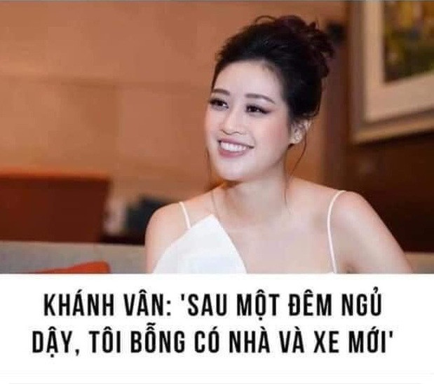 Hoa hậu Khánh Vân giải thích gì về câu “Sau một đêm, mình có nhà mới, xe mới”? ảnh 1