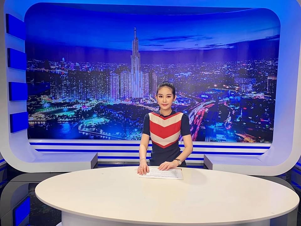 Không chỉ làm giảng viên, Hoa hậu Lê Âu Ngân Anh còn thành MC truyền hình ảnh 3