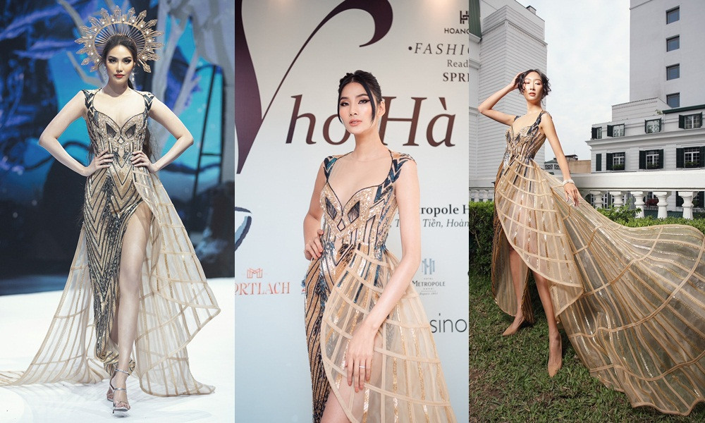 Chiếc váy này có gì đặc biệt mà ba mỹ nhân Lan Khuê, Hoàng Thùy, Thanh Khoa đua nhau mặc? ảnh 13