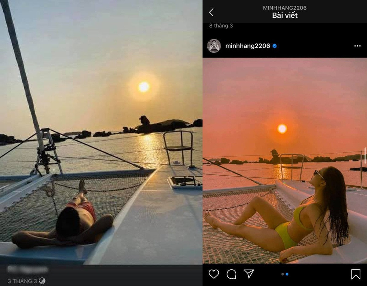 Lan Ngọc và Minh Hằng có phản ứng giống hệt nhau khi lộ chuyện hẹn hò ảnh 1