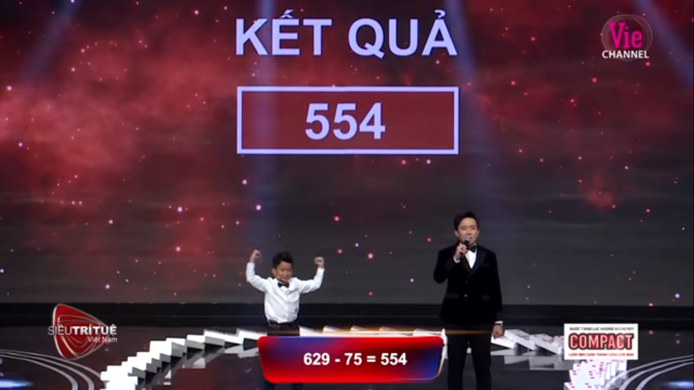 Cậu bé 9 tuổi tính nhẩm thần tốc khiến Trấn Thành phải thốt lên ‘khủng khiếp’ ảnh 5