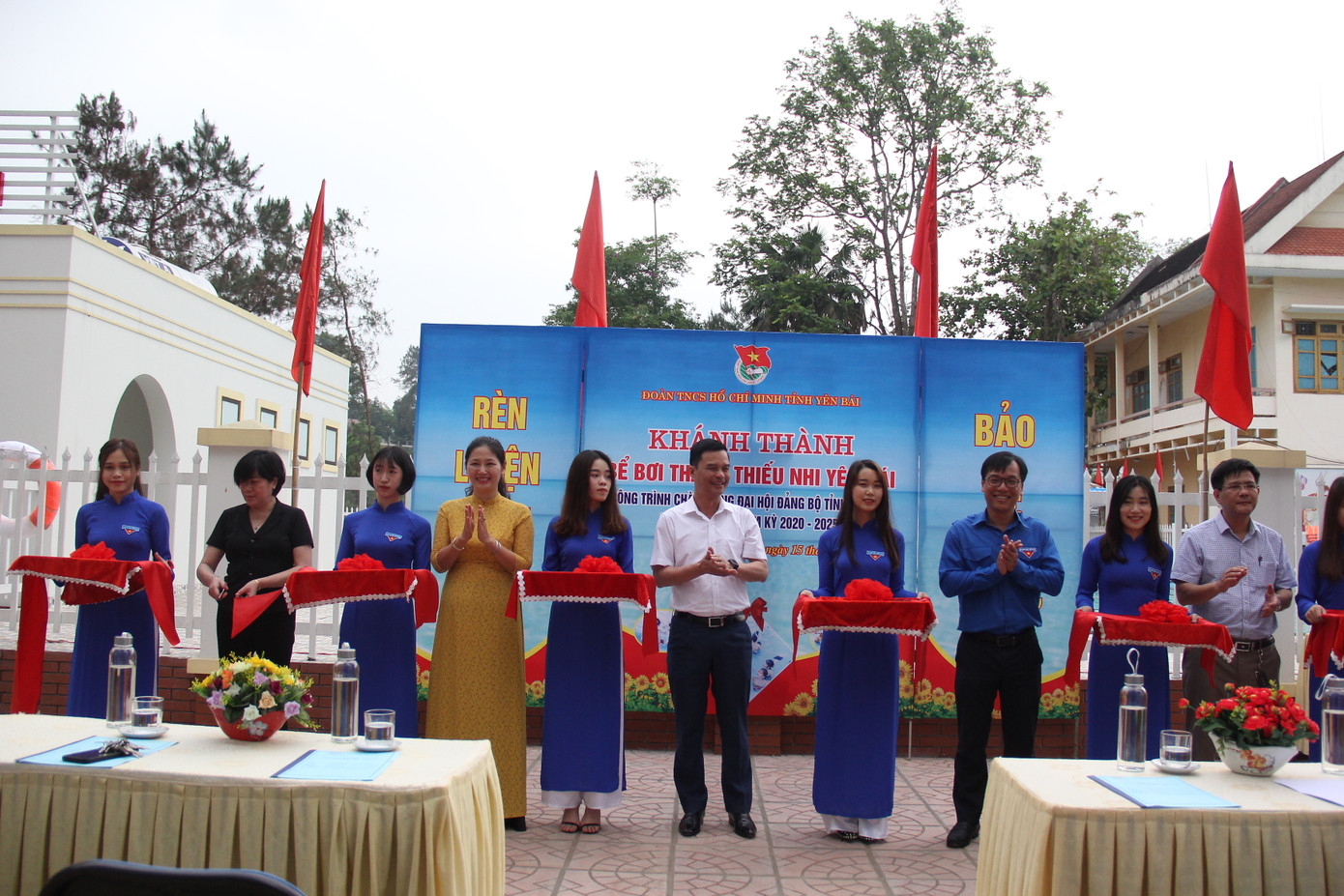 Tỉnh đoàn Yên Bái khánh thành Bể bơi thanh thiếu nhi ​ ảnh 1