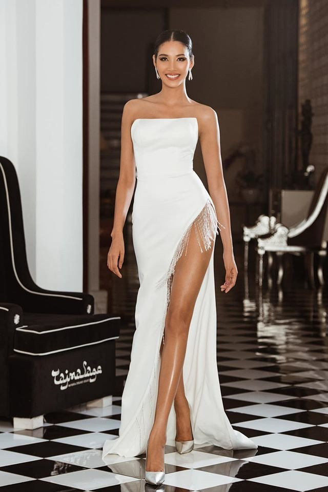 Bạn gái Trọng Hiếu mặc váy xẻ bạo để thi tài năng ở Hoa hậu chuyển giới ảnh 3