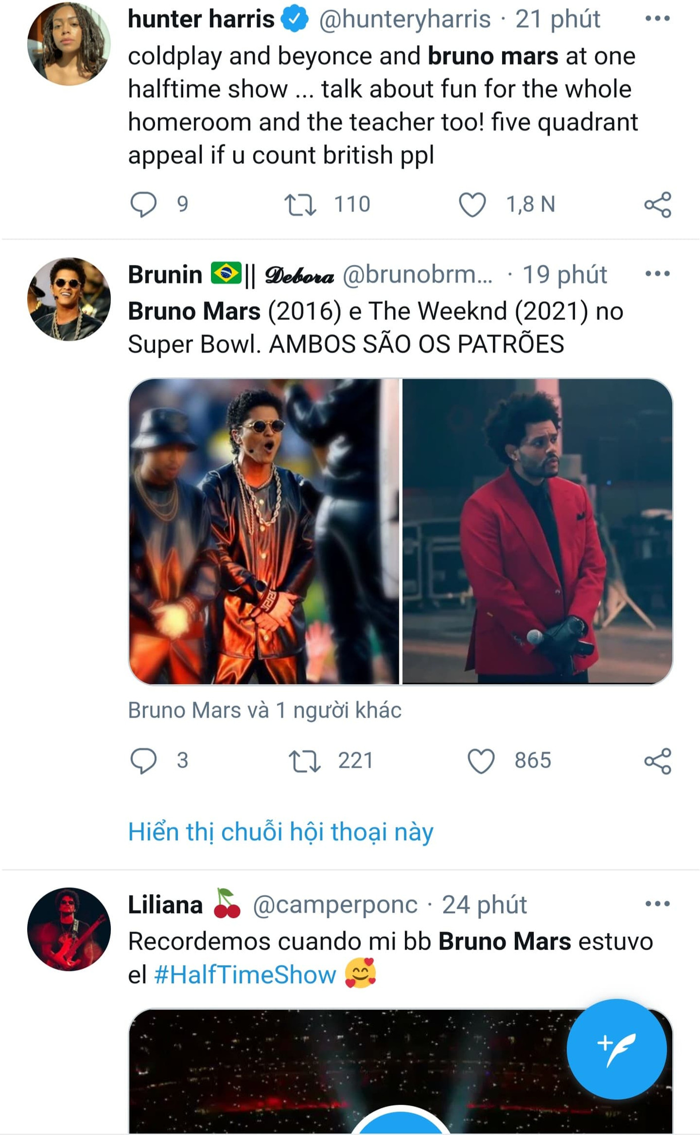 Quá “nhọ” cho The Weeknd: Chi 7 triệu đô diễn Super Bowl Halftime Show 2021 nhưng fan lại gọi tên Bruno Mars ảnh 6