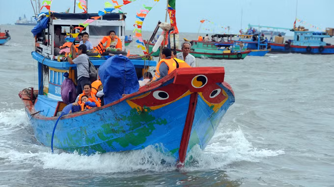 Nhiều tàu cá Bình Định nằm trong vùng nguy hiểm ảnh 1