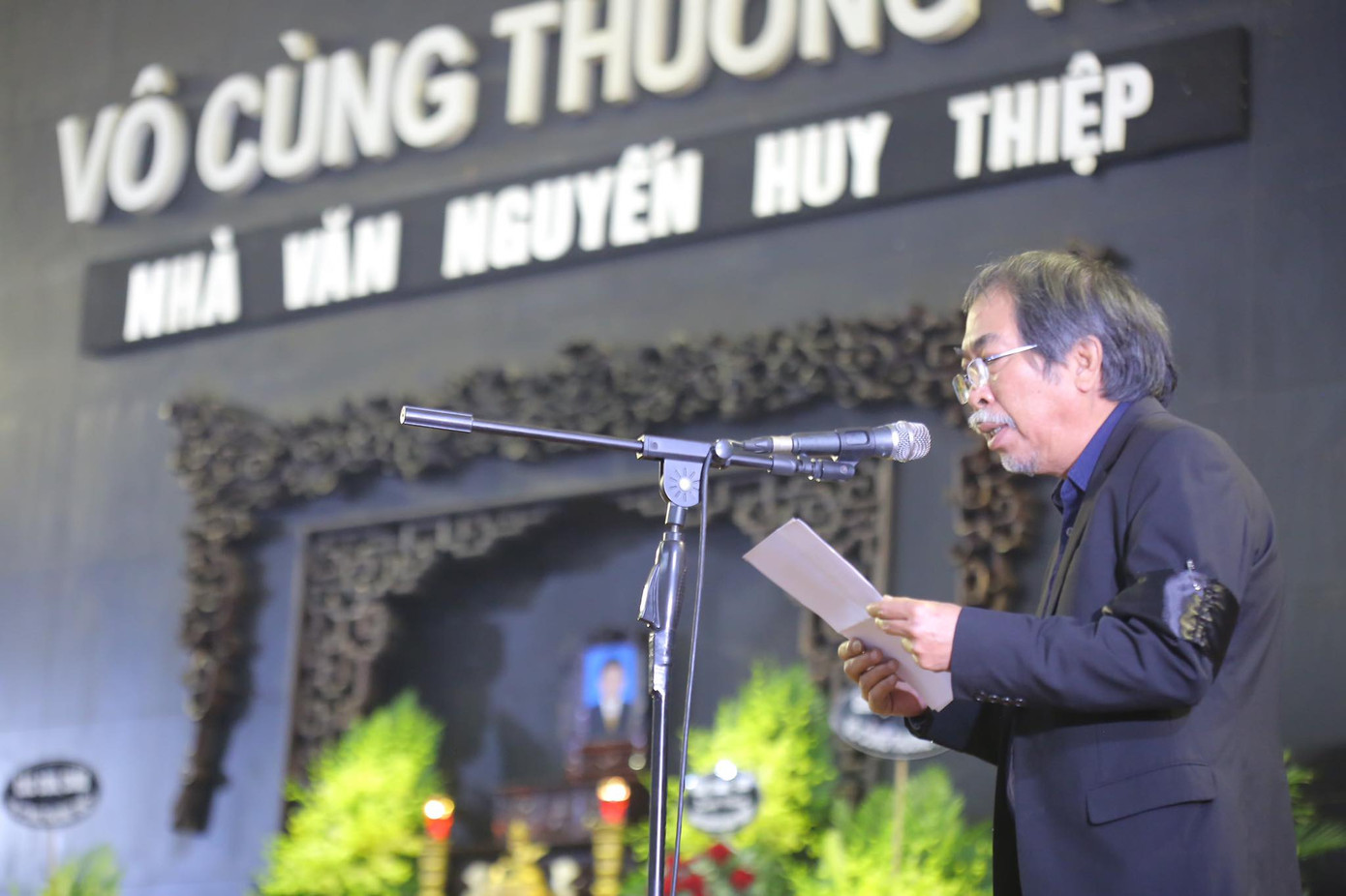 Tiễn đưa nhà văn Nguyễn Huy Thiệp về miền Hua Tát ảnh 7